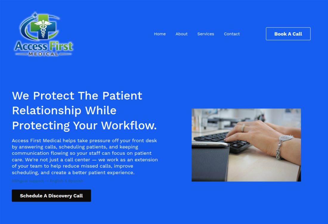 Access First Medical — live site