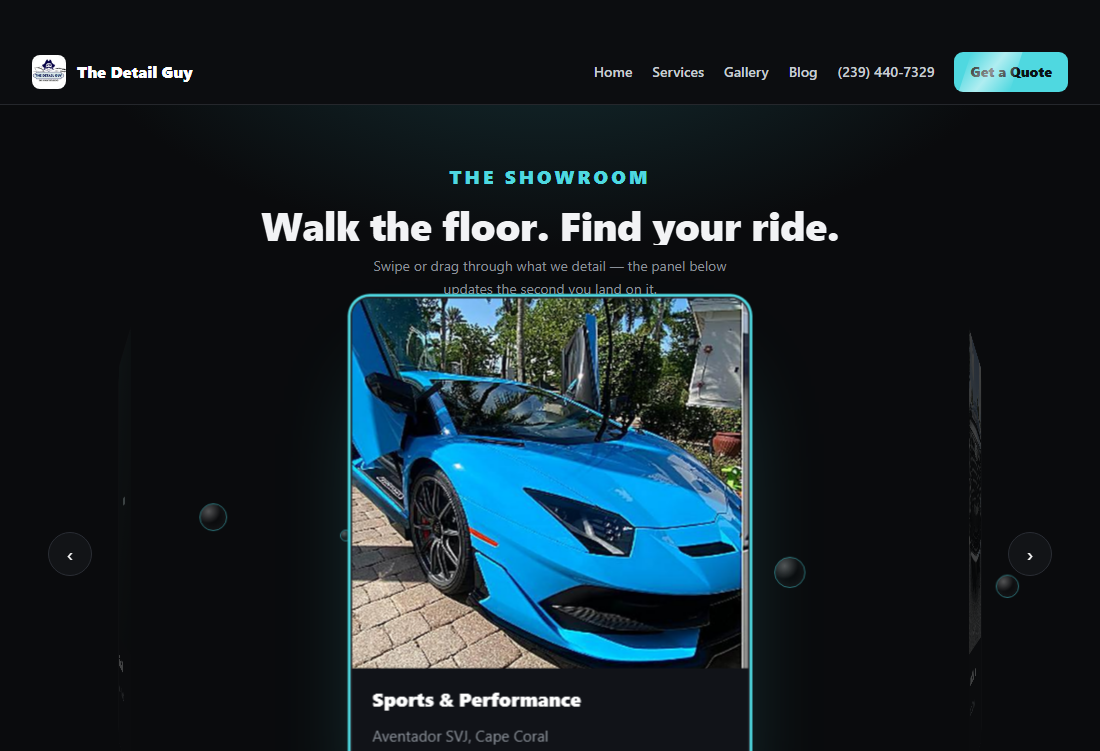 The Detail Guy website